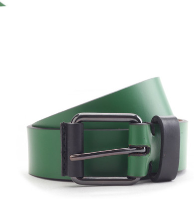 

United Colors of Benetton Men Black Genuine Leather Belt, 901