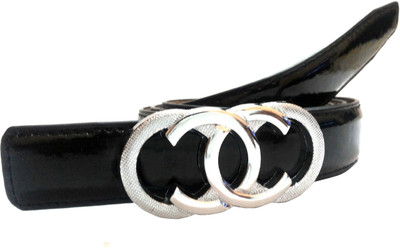 

Mode Girls Casual, Formal Black Genuine Leather Belt