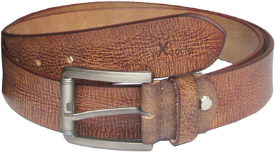 

eXcorio Men Casual Brown Genuine Leather Belt