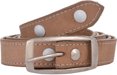 

Exotique Women Casual Beige Genuine Leather Belt