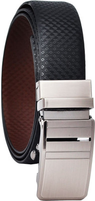 

Hawai Men Casual Brown, Black Genuine Leather Reversible Belt, Black;brown