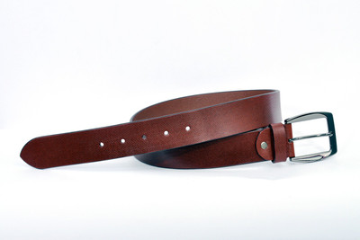 

Pellezzari Men Formal Tan Genuine Leather Belt