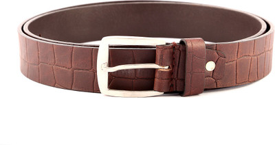 

Buckle Up Men Casual Brown Genuine Leather Belt