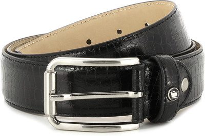 

Louis Philippe Men Black Genuine Leather Belt