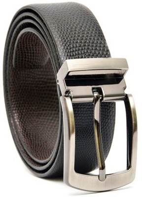 

Giant Roots Men Formal Black Genuine Leather Reversible Belt