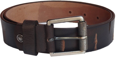 

eXcorio Men Casual Brown Genuine Leather Belt