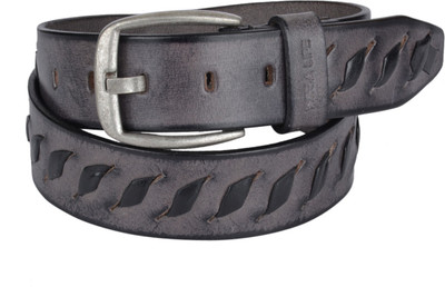 

Wega Life Men Casual Grey Genuine Leather Belt