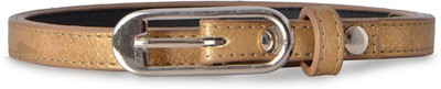 

Baggit Women Casual Gold Synthetic Belt