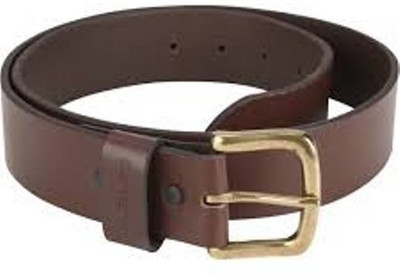 

VR ENTERPRISES Men Party Brown Genuine Leather Belt