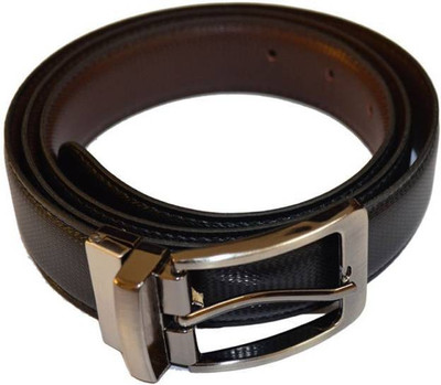 Bagrastore Boys Black Genuine Leather Belt