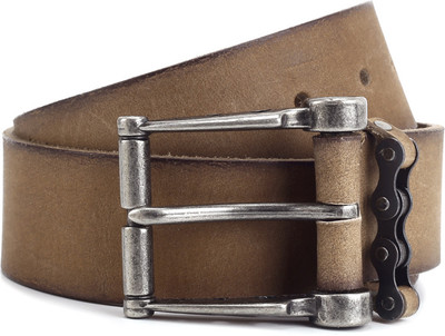 

Louis Philippe Men Tan Metal Belt