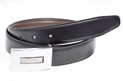 

Aer Leather Men Formal Black Synthetic Reversible Belt, Black;brown