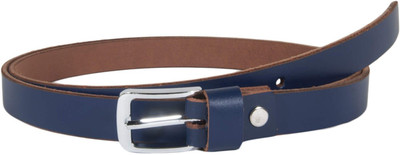 

Snoby Women Casual Blue Genuine Leather Belt