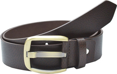 

Leather Hub Men Casual Brown Genuine Leather Belt