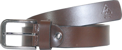 

Sondagar Arts Men Brown Genuine Leather Belt