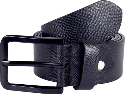 

Lino Perros Men Formal Black Genuine Leather Belt