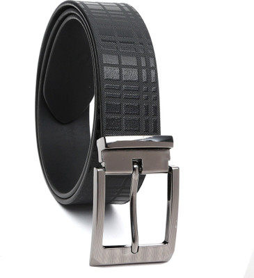 

Regnum Men Formal Black Genuine Leather Belt