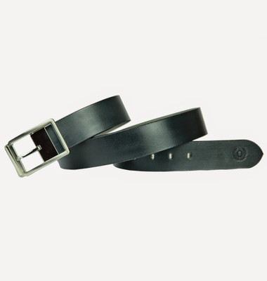 

99Cells Men Casual Black Genuine Leather Belt