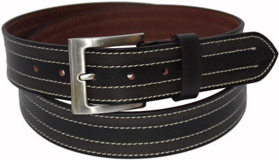 

Pellezzari Men Casual Brown Genuine Leather Belt