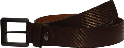 

Sondagar Arts Men Formal Brown Genuine Leather Belt, Brown3