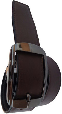 

AmahapGlamourDaze Men Formal Brown Artificial Leather Belt