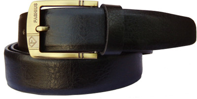 

Fashius Men Black Artificial Leather Belt, Black-01