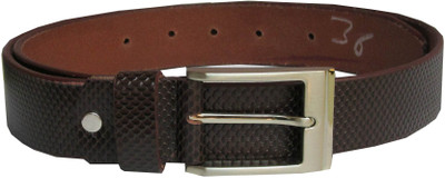 

eXcorio Men Casual Brown Genuine Leather Belt