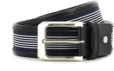 

Peter England Men White, Black, Blue Belt
