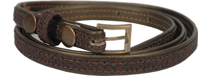 

Baggit Women Casual, Formal Brown Artificial Leather Belt, Bronze