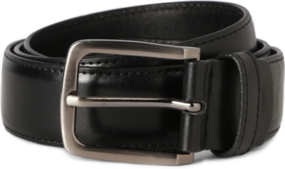 

Peter England Men Black Genuine Leather Belt