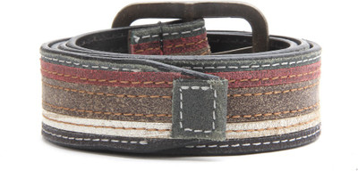 

Pepe Jeans Men Grey, Brown, Multicolor Genuine Leather Belt, Multi