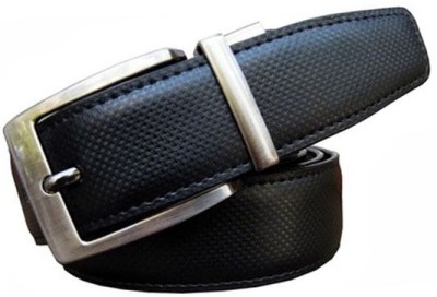 KRITIKA Boys Party Black Genuine Leather Reversible Belt