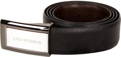 

Lino Perros Men Formal Black Synthetic Belt