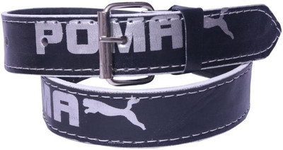 

OODI Men Black Artificial Leather Belt