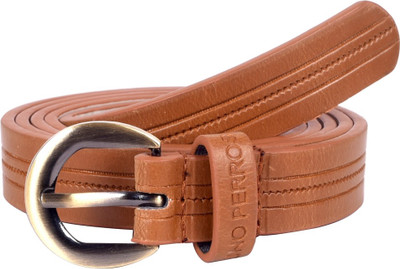 

Lino Perros Women Casual Tan Artificial Leather Belt