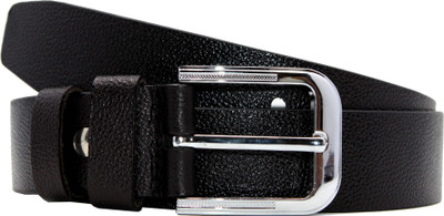 

RAZA Men Casual Black Genuine Leather Belt