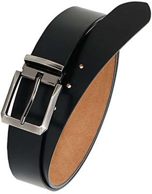 

OODI Men Black Genuine Leather Belt