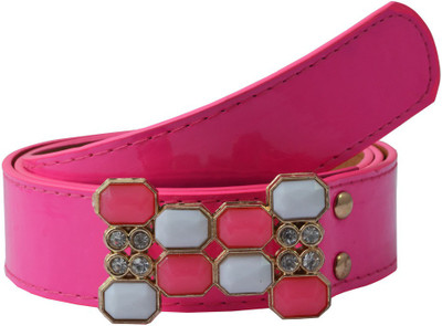 

Antiformal Women Pink Artificial Leather Belt