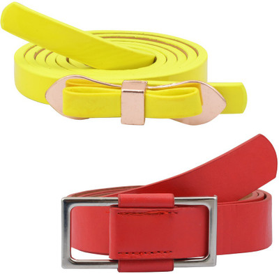 

Antiformal Women Casual, Party Multicolor Artificial Leather Belt