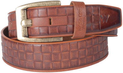 

Wega Life Men Casual Tan Genuine Leather Belt