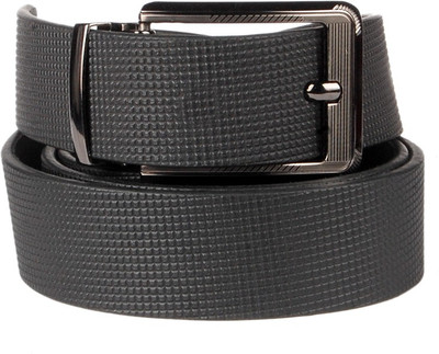 

Lenin Men Formal Black Genuine Leather Belt