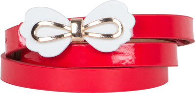 

Calvino Women Casual, Formal Red Artificial Leather Belt