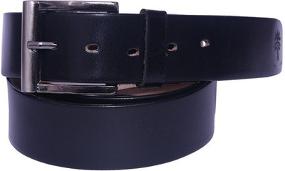

OODI Men Black Artificial Leather Belt