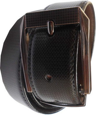 

AmahapGlamourDaze Men Formal Black Synthetic Belt