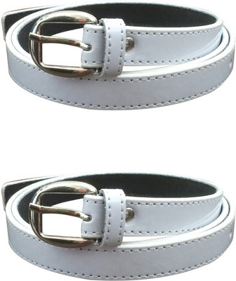 

Verceys Girls Casual White Artificial Leather Belt