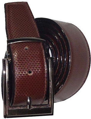 

AmahapGlamourDaze Men Formal Brown Artificial Leather Belt