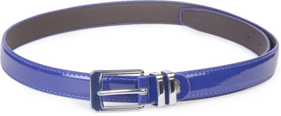 

Buckle Up Women Blue Artificial Leather Belt