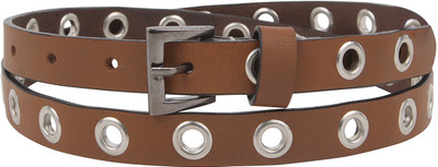 

Aditi Wasan Women Casual, Evening, Party Tan Genuine Leather Belt, Tan1