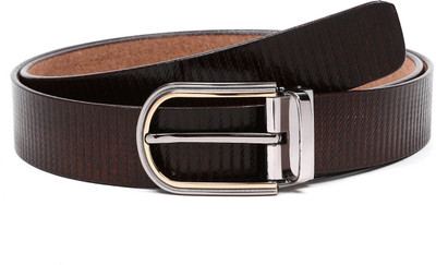 

DHide Designs Men Casual, Party, Formal, Evening Brown Genuine Leather Belt