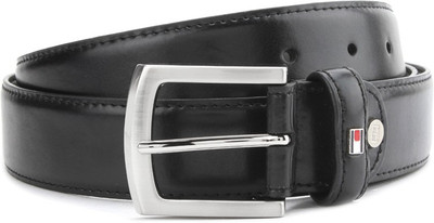 

Tommy Hilfiger Men Black Genuine Leather Belt